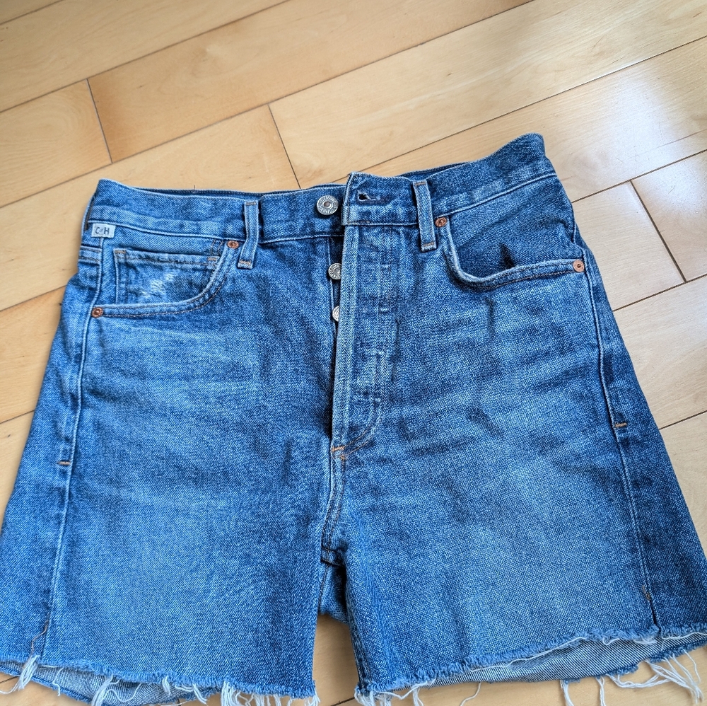 High waisted Denim short Citizen of Humanity - Picture 1 of 10